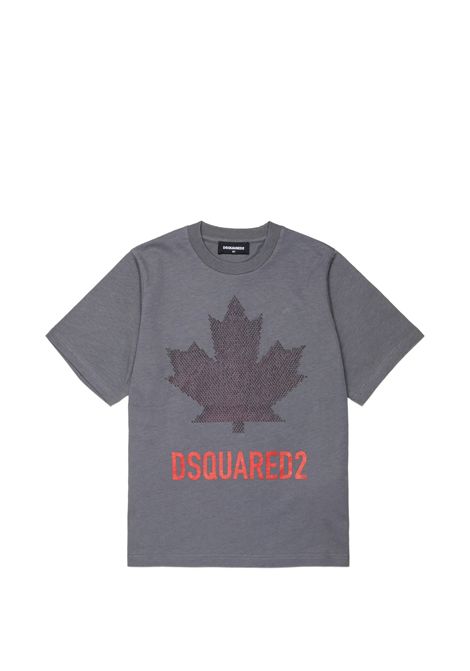 T-shirt con strass DSQUARED2 JUNIOR | DQ3434 D0AJ5DQ913